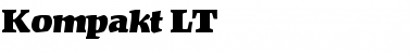 Download Kompakt LT Font Download Kompakt LT Font