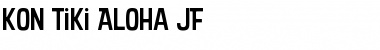 Download KonTikiAlohaJF Font Download KonTikiAlohaJF Font