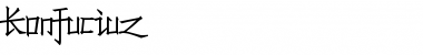 Download Konfuciuz Font Download Konfuciuz Font