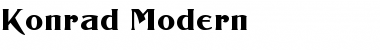 Download Konrad-Modern Font Download Konrad-Modern Font