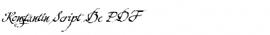 Download Konstantin Script Be Font Download Konstantin Script Be Font