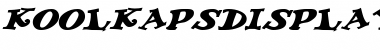 Download KoolKapsDisplayHvy Font Download KoolKapsDisplayHvy Font