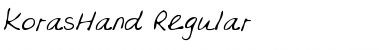 Download KorasHand Font Download KorasHand Font