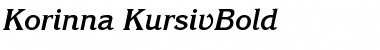 Download Korinna-KursivBold Font Download Korinna-KursivBold Font