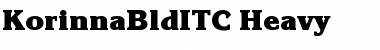 Download KorinnaBldITC Font Download KorinnaBldITC Font