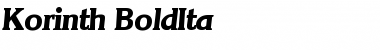 Download Korinth-BoldIta Font Download Korinth-BoldIta Font