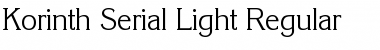 Download Korinth-Serial-Light Font Download Korinth-Serial-Light Font