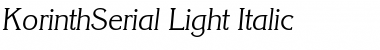 Download KorinthSerial-Light Font Download KorinthSerial-Light Font
