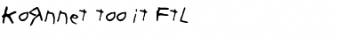 Download KoRnNet.too.it FTL Font Download KoRnNet.too.it FTL Font