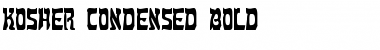 Download Kosher Condensed Font Download Kosher Condensed Font
