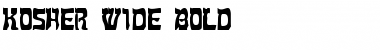 Download Kosher Wide Font Download Kosher Wide Font