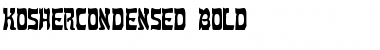 Download KosherCondensed Font Download KosherCondensed Font