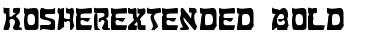 Download KosherExtended Font Download KosherExtended Font