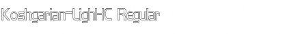 Download Koshgarian-LighHC Font Download Koshgarian-LighHC Font