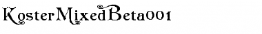 Download KosterMixedBeta001 Font Download KosterMixedBeta001 Font