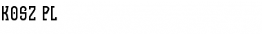 Download Kosz PL Font Download Kosz PL Font