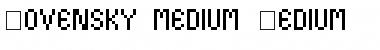 Download Kovensky-medium Font Download Kovensky-medium Font