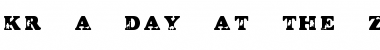 Download KR A Day At The Zoo Font Download KR A Day At The Zoo Font