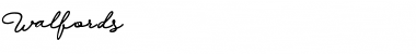 Download Walfords Font Download Walfords Font