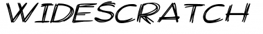 Download Widescratch Font Download Widescratch Font