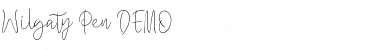 Download Wilgaty Pen DEMO Font Download Wilgaty Pen DEMO Font