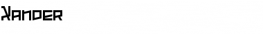 Download Xander Font Download Xander Font