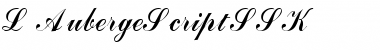 Download L'AubergeScriptSSK Font Download L'AubergeScriptSSK Font