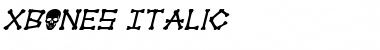 Download xBONES Italic Font Download xBONES Italic Font