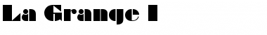 Download La Grange 1 Font Download La Grange 1 Font