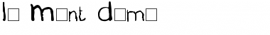 Download La Ment Demo Font Download La Ment Demo Font