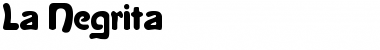 Download La Negrita Font Download La Negrita Font