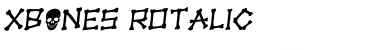 Download xBONES Rotalic Font Download xBONES Rotalic Font