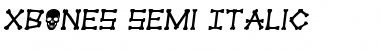 Download xBONES Semi-Italic Font Download xBONES Semi-Italic Font