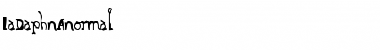 Download LaDaphnAnormal Font Download LaDaphnAnormal Font