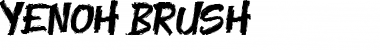 Download Yenoh Brush Font Download Yenoh Brush Font