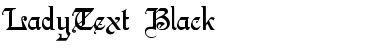 Download LadyText Black Font Download LadyText Black Font