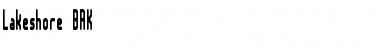 Download Lakeshore BRK Font Download Lakeshore BRK Font