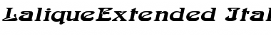 Download LaliqueExtended Font Download LaliqueExtended Font