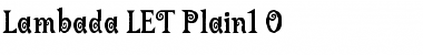 Download Lambada LET Font Download Lambada LET Font