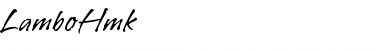 Download LamboHmk Font Download LamboHmk Font