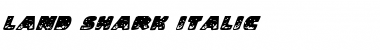 Download Land Shark Italic Font Download Land Shark Italic Font