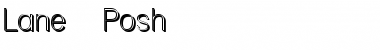 Download Lane - Posh Font Download Lane - Posh Font