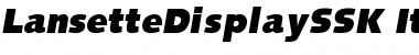Download LansetteDisplaySSK Font Download LansetteDisplaySSK Font