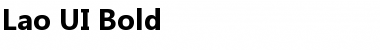 Download Lao UI Font Download Lao UI Font