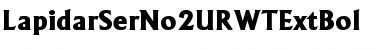 Download LapidarSerNo2URWTExtBol Font Download LapidarSerNo2URWTExtBol Font
