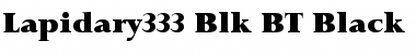 Download Lapidary333 Blk BT Font Download Lapidary333 Blk BT Font