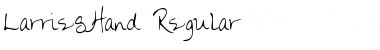 Download LarriesHand Font Download LarriesHand Font