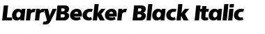 Download LarryBecker-Black Font Download LarryBecker-Black Font