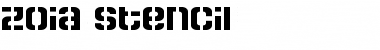 Download Zoia Stencil Font Download Zoia Stencil Font