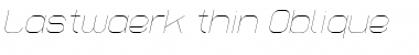 Download Lastwaerk thin Font Download Lastwaerk thin Font
